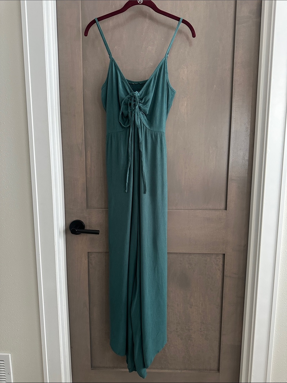 Cupshe Tie Front Cami Wide Leg Jumpsuit Size M NWT - Picture 5 of 14